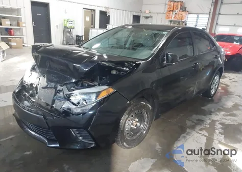 2016 Toyota Corolla Le z USA, uszkodzony, nr VIN 5YFBURHE2GP506589